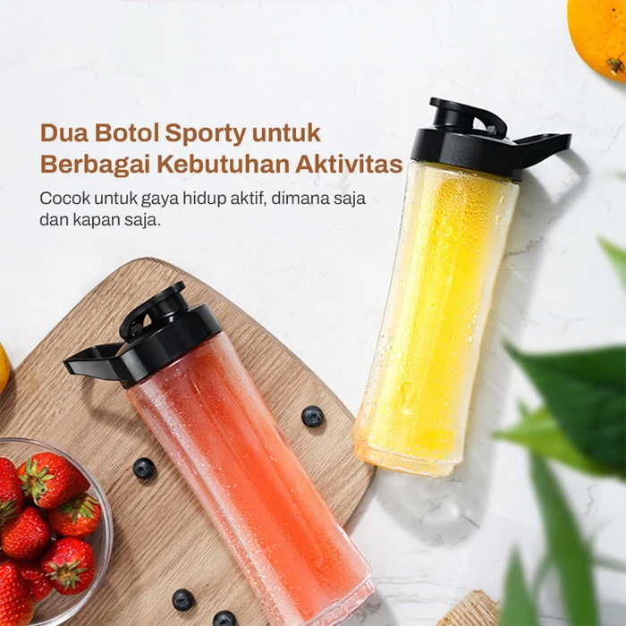 Bolde Nutri Blender Pro X600 Smoothies Portable dan Praktis 600 ml